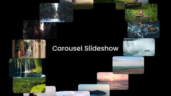 Clean Carousel Slideshow Openers template preview