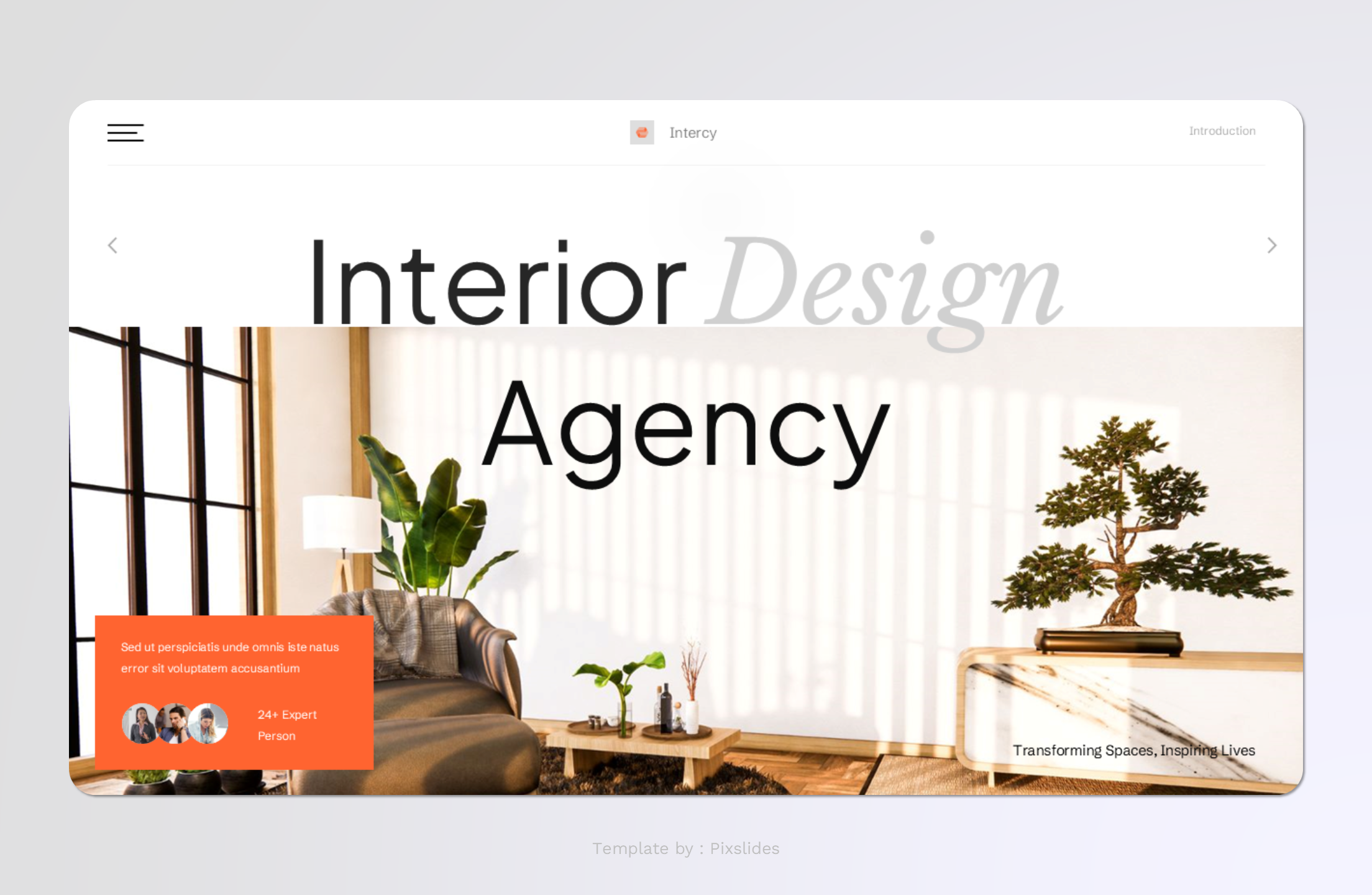 Intercy - Interior Design Agency PowerPoint Presentation, Presentation ...