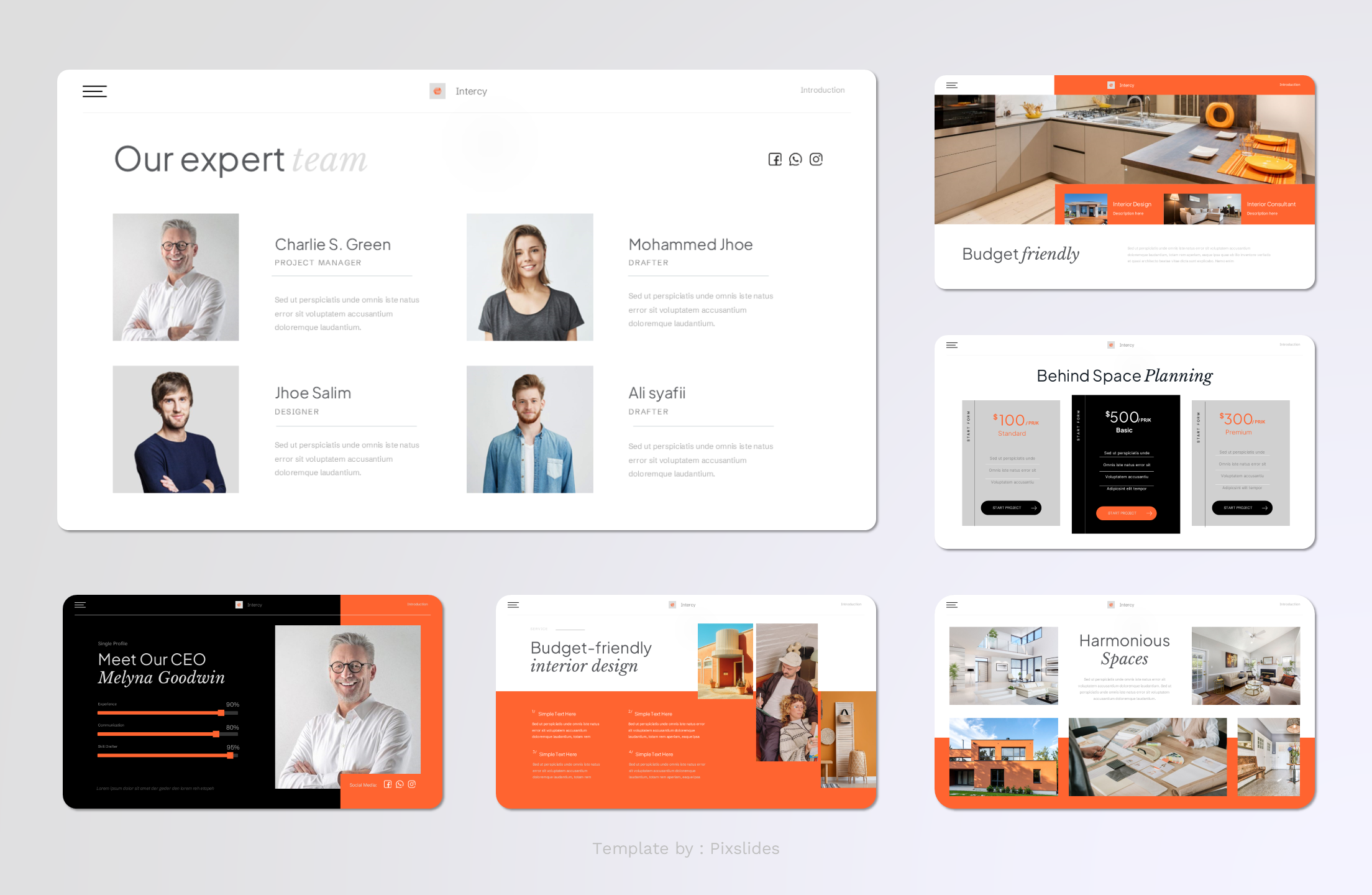 Intercy - Interior Design Agency PowerPoint Presentation, Presentation ...