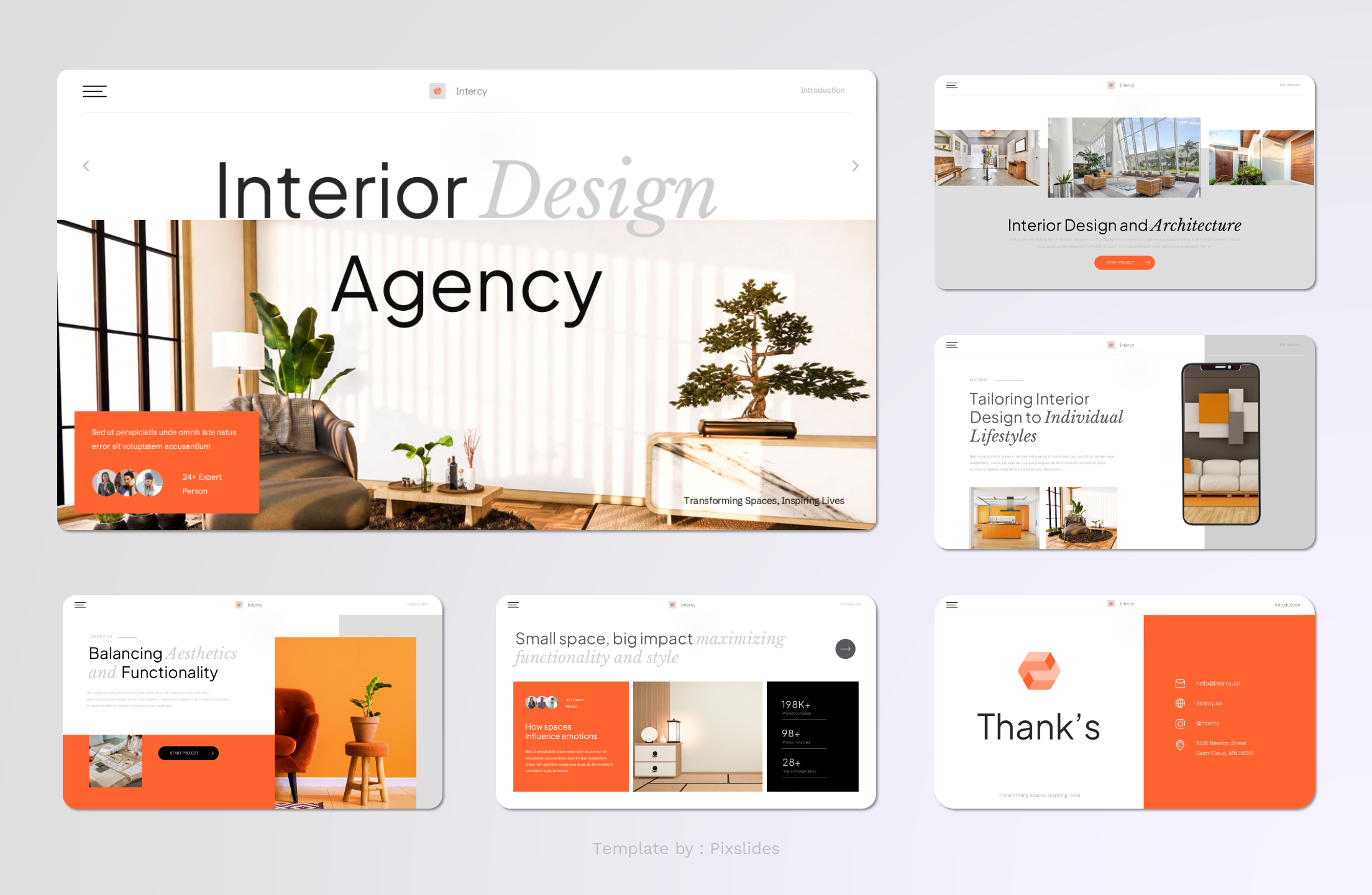 Intercy - Interior Design Agency PowerPoint Presentation, Presentation ...