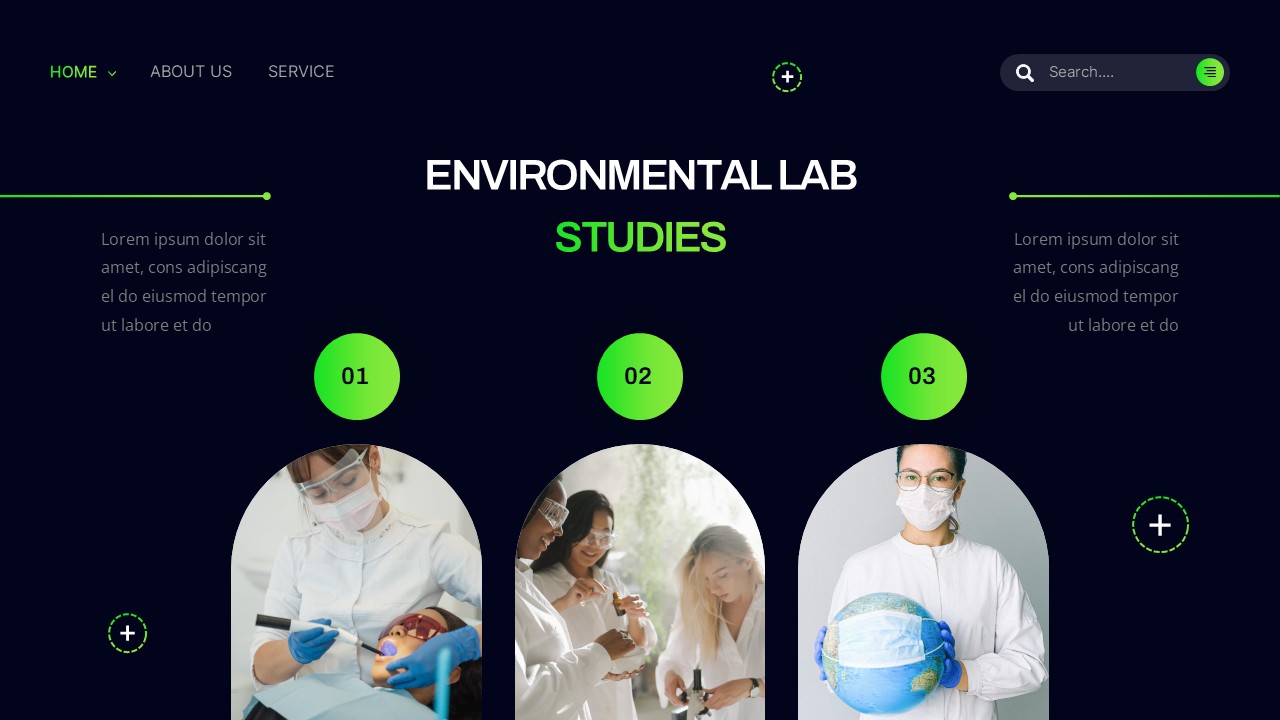 Scient Laboratory & Science Research Powerpoint Template, Presentation ...