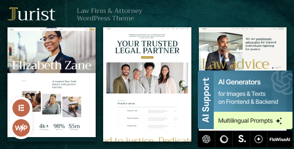 Jurist – Law Firm & Attorney WordPress Theme