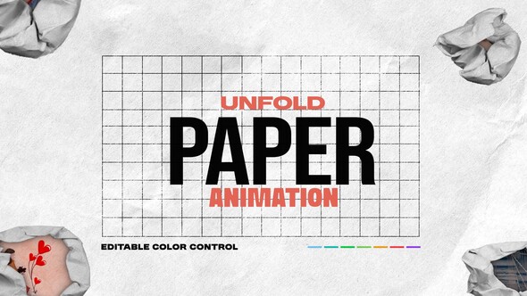 Unfold Paper Animation Pack broadcast-packages template preview