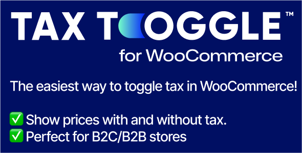 WooCommerce Tax Toggle