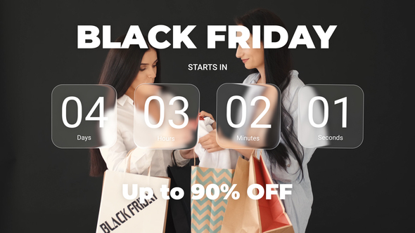 Liquid Countdown Timers Elements template preview