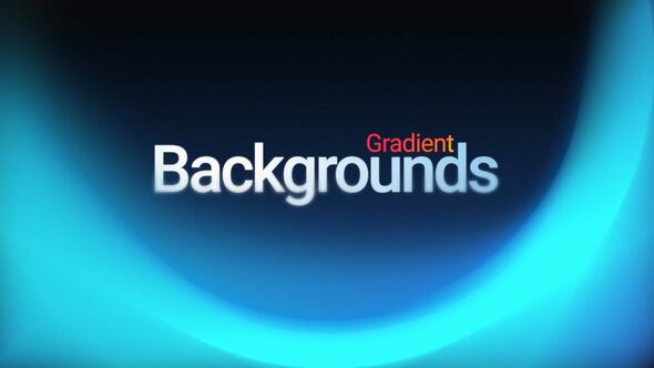 Gradient Backgrounds Elements template preview