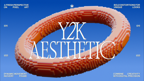 Digital Blend Typography Titles template preview