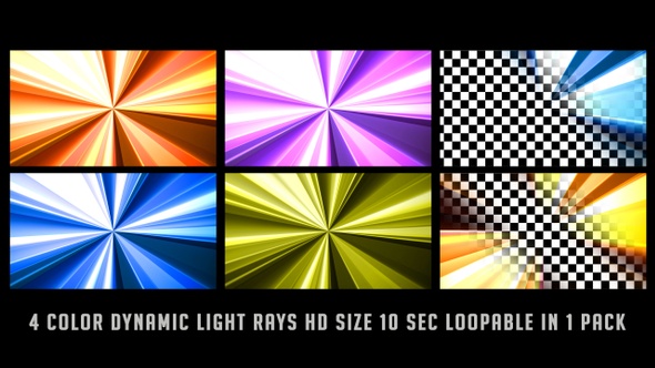 Dynamic Light Rays V02