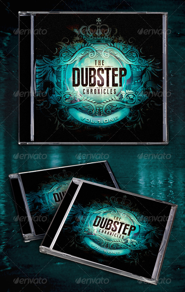 The Dubstep Chronicles CD Template - CD & DVD Artwork Print Templates