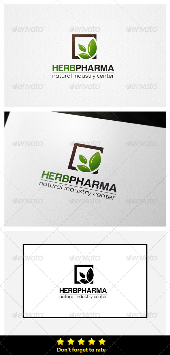 Herbal Industry - Nature Logo Templates