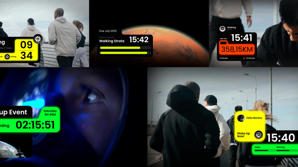Countdown & Timer Sport Elements template preview