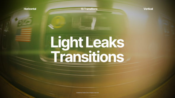 Light Leaks Transitions Elements template preview