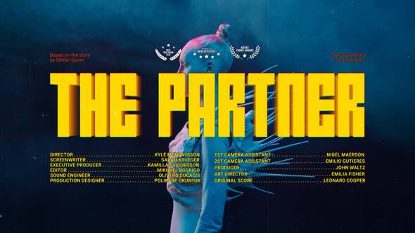 Cinematic Titles Pack Titles template preview