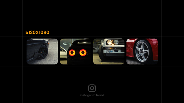 Instagram Trandy Opener | 5120x1080 Openers template preview