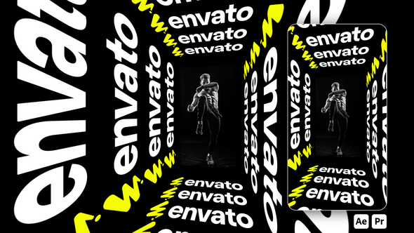 Logo Animated Display Vertical Logo Stings template preview