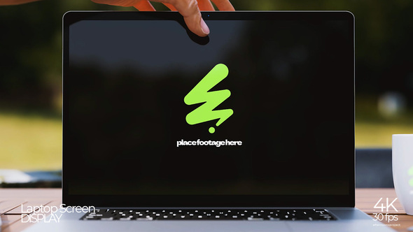 Laptop Activity Mockup Product Promo template preview