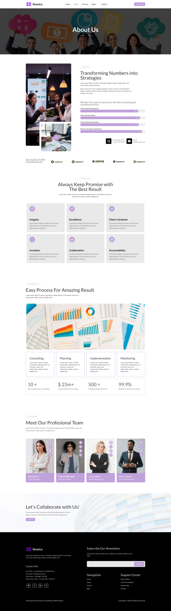 Stravica - Business Consultant Elementor Template Kit