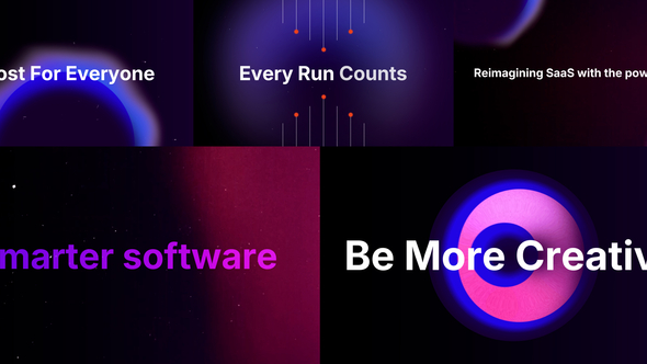 AI SaaS Product Promo Elements template preview