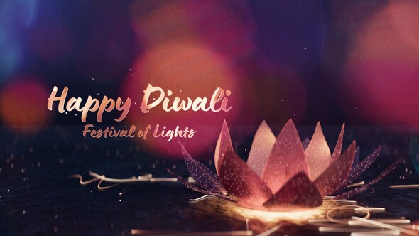 Diwali Titles Festival of Lights Openers template preview