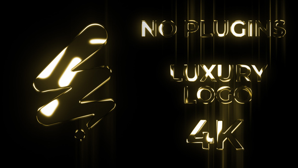 Luxury Glow Logo – Cinematic Reveal Logo Stings template preview