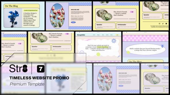 Timeless Website Promo Product Promo template preview