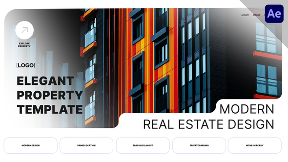 Real Estate Product Promo template preview