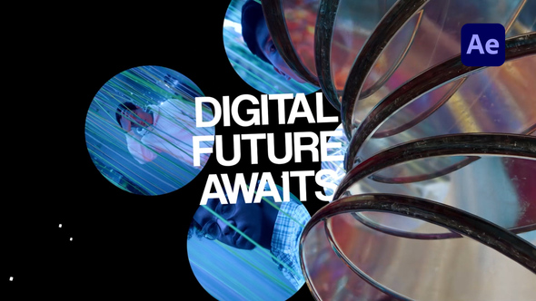 Nebula Glass Intro Openers template preview