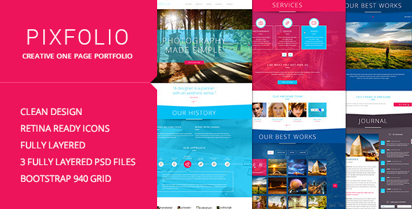 Pixfolio - Creative - ThemeForest 5494331