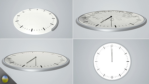 Elegant 3D Clock Countdown