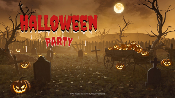 Halloween Intro Titles template preview