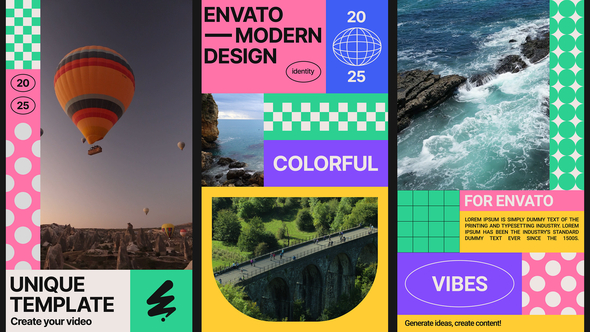 Vertical Posters Openers template preview