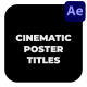 Cinematic Poster Titles Cinematic Poster Titles - VideoHive Item for Sale