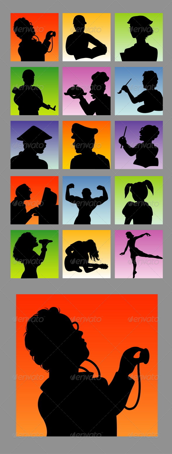 Profession Avatars - People Characters