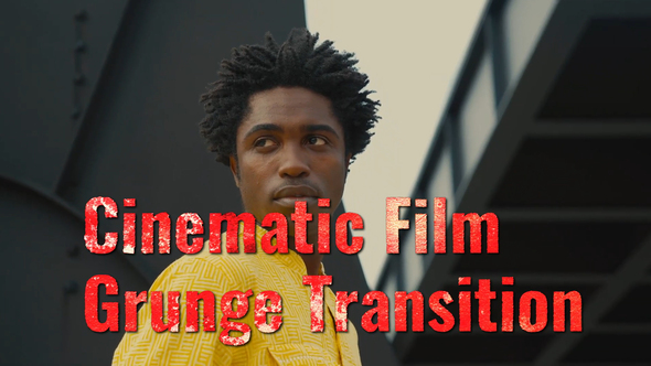 Cinematic Film Grunge Transition broadcast-packages template preview