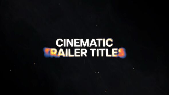 Trailer Titles Titles template preview