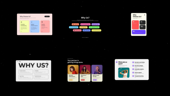 Why Choose Us Titles template preview