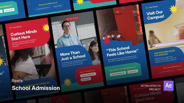 Reels - School Admission Product Promo template preview