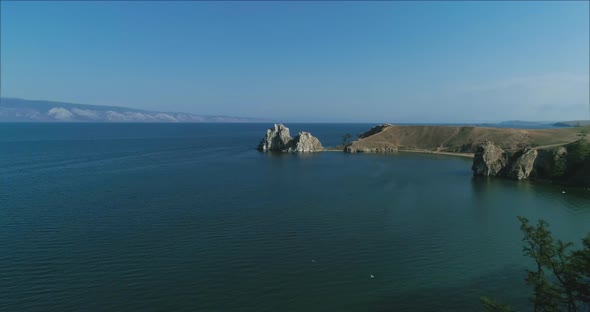 Famous Tourist Destination Symbol of Lake Baikal  alt