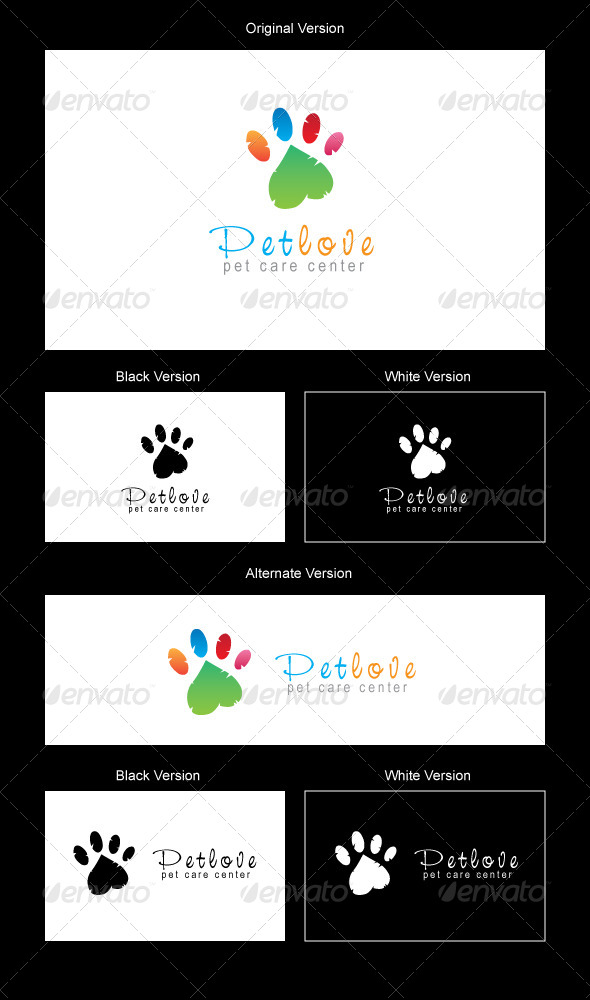 Petlove Logo Design - Animals Logo Templates