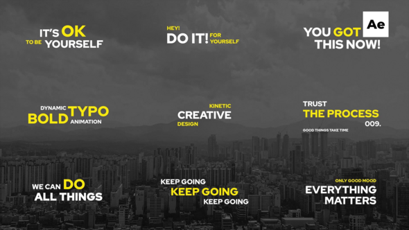 Clean Simple Titles /Ae Titles template preview