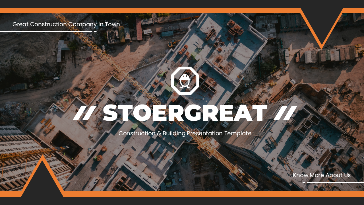 Construction and Building Presentation Template, Presentation Templates