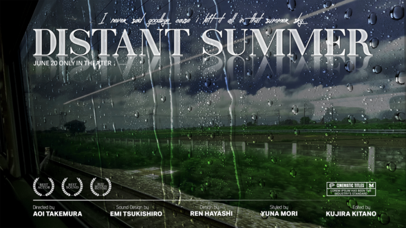 Liquid Cinematic Title Titles template preview