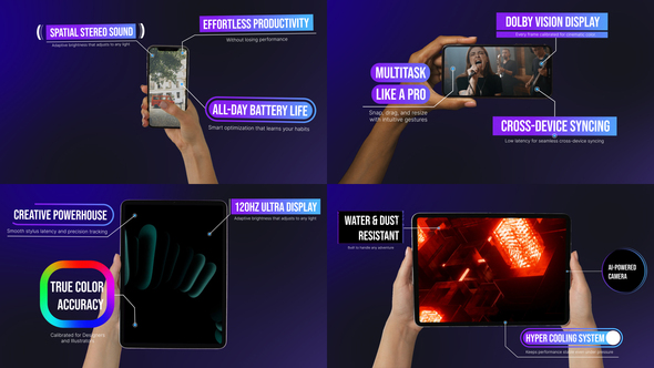 Digital Product Call Out Elements template preview