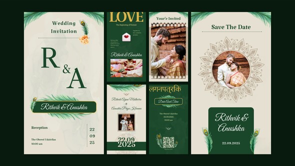 Indian Wedding Invitation Openers template preview