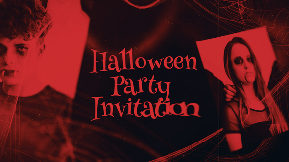 Halloween Party Invitation Openers template preview