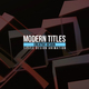 Simple And Minimal Titles - VideoHive Item for Sale