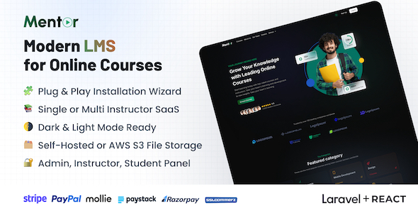 Mentor LMS - Learning Management System