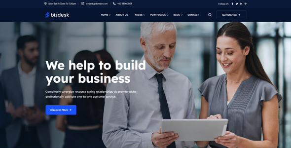 Bizdesk - Business Consulting WordPress Theme by rs-theme | ThemeForest