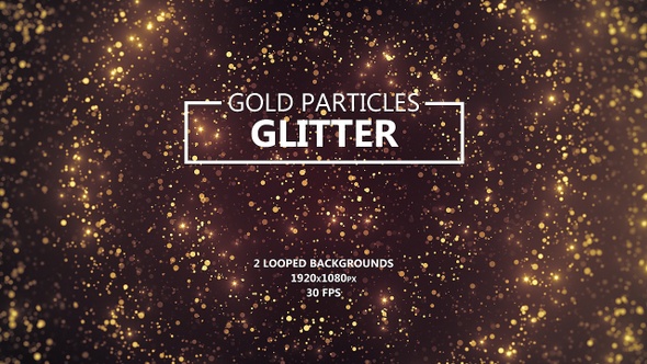 Gold Glitter Particles alt