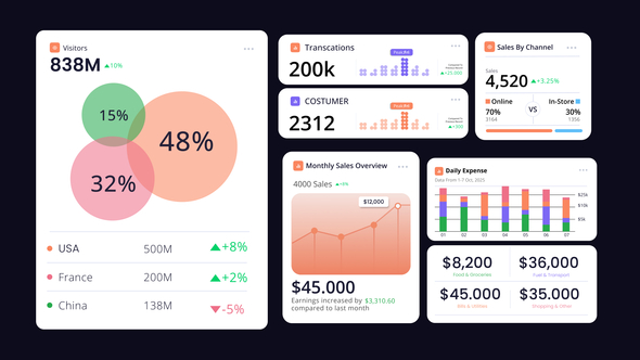 Diagram Infographic Elements template preview